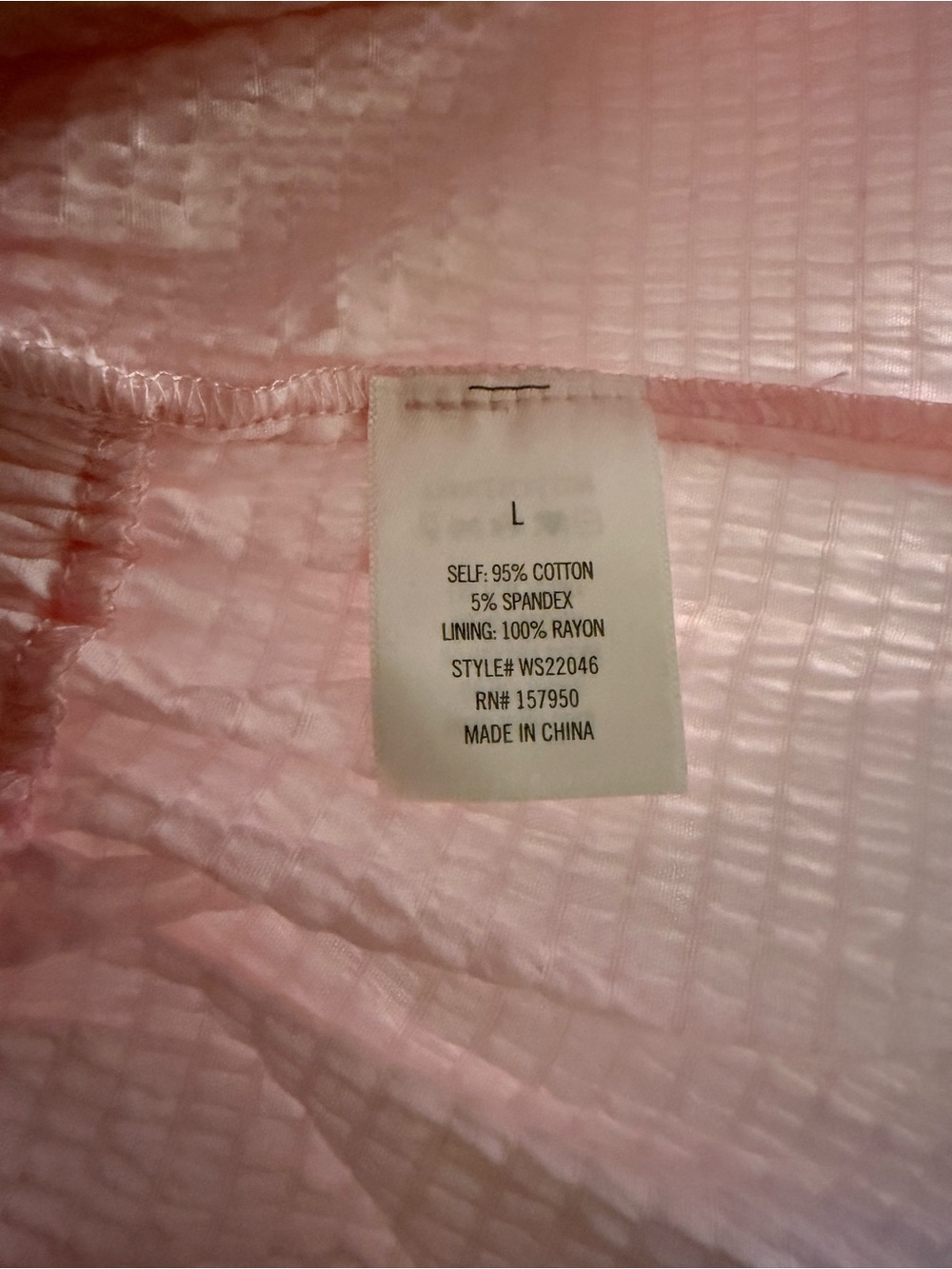 Francesca’s Pink Ruffle Peplum Crop Top Open Back Bow Tie Size Large NWT - Picture 7 of 8